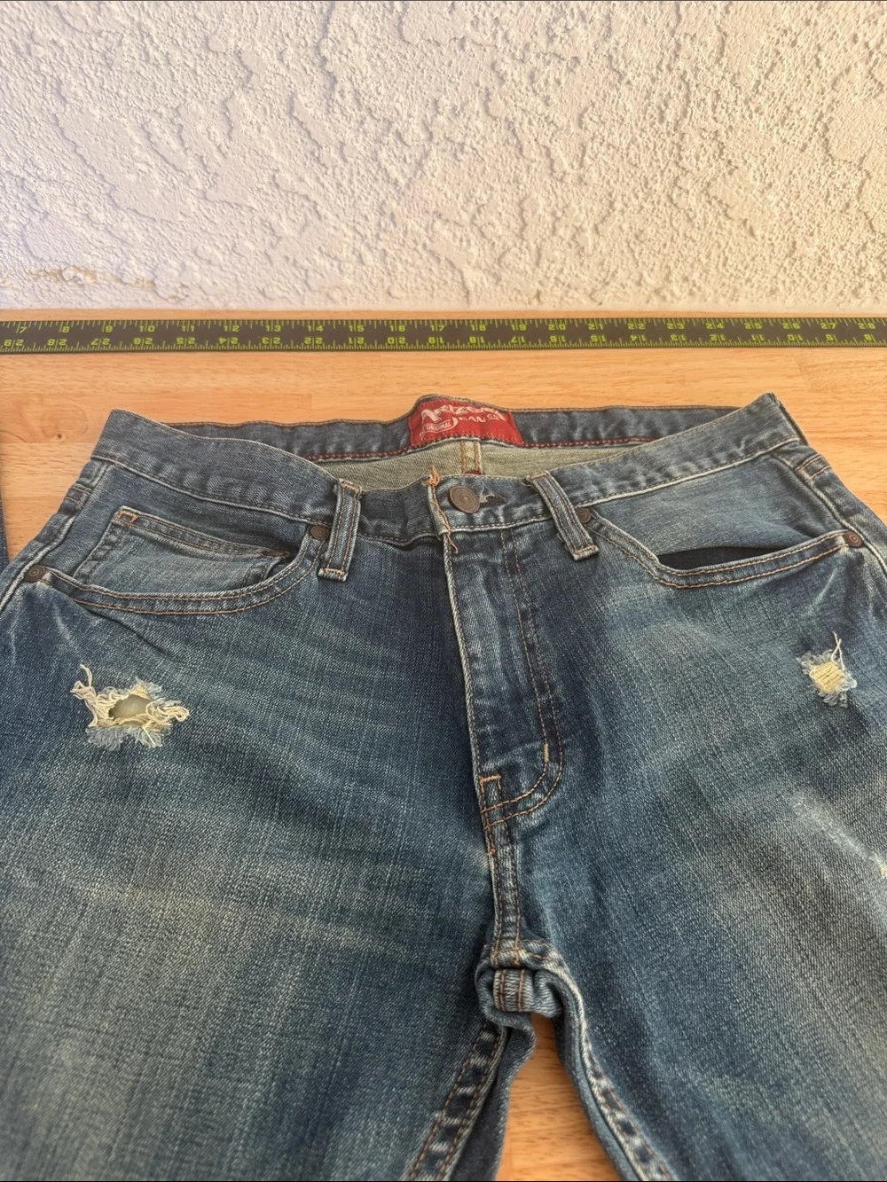 Men's Distressed Blue Jeans Arizona size 31x30